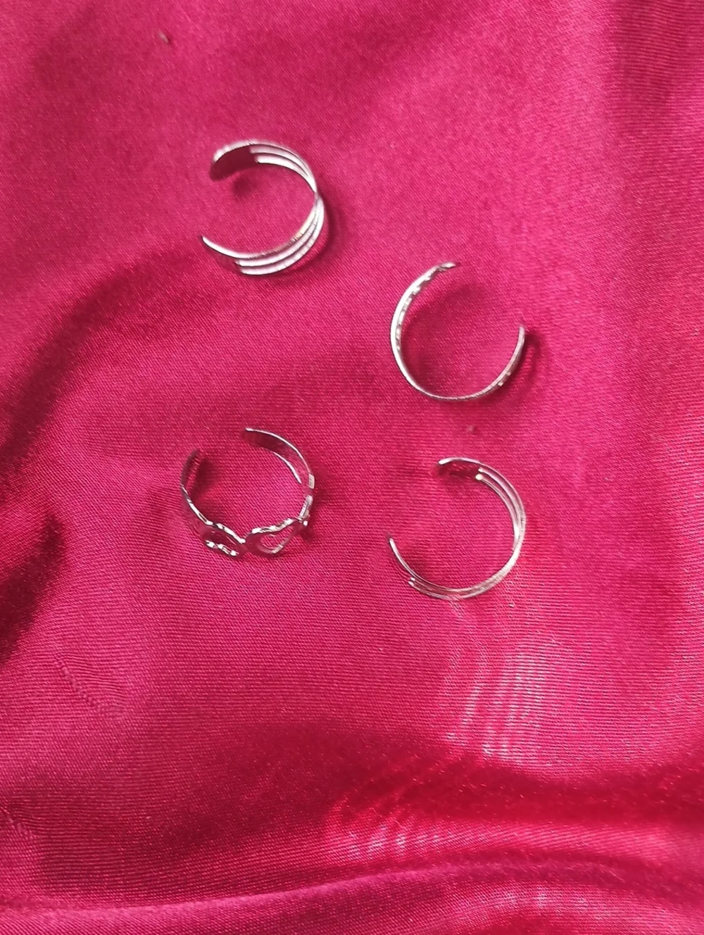 Silver Toe Rings